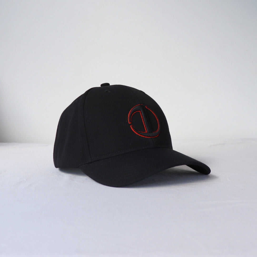 gym cap black and orange